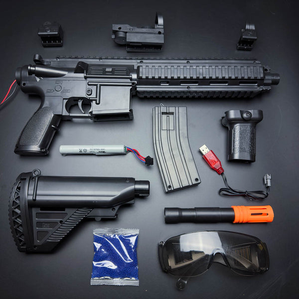 M416 Gel Blaster Schwarz inkl. 11.000 Orbeez | GelWaffen.de